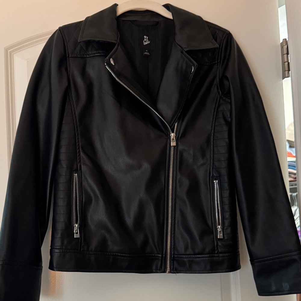 Art Class Black Leather Jacket